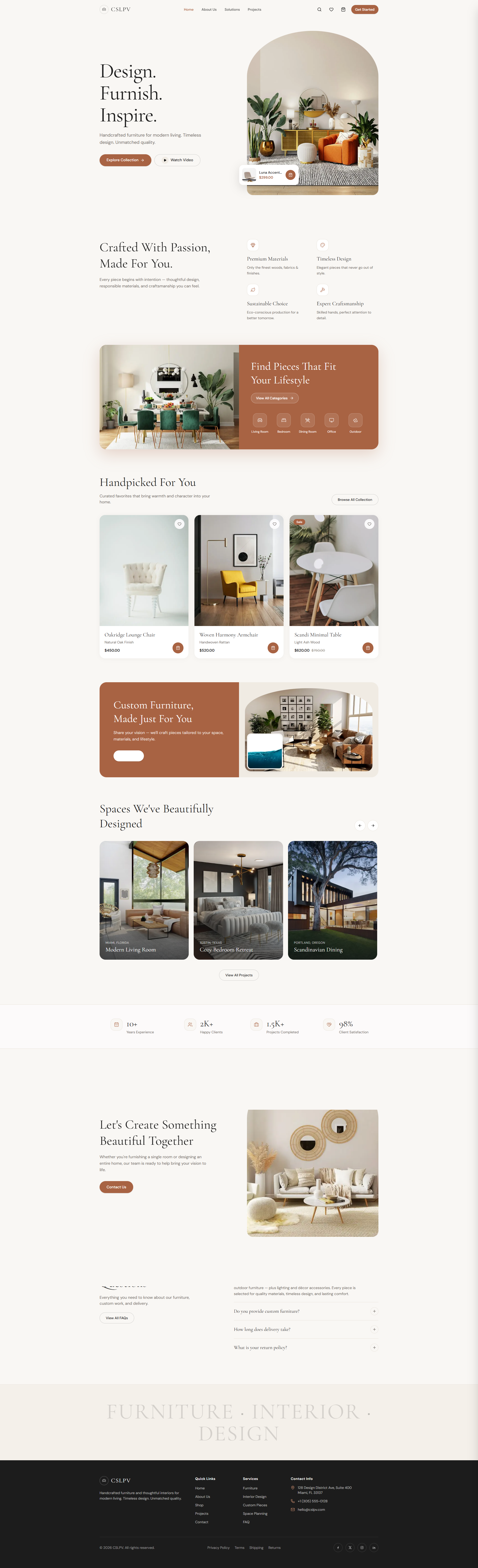 CSPV website homepage