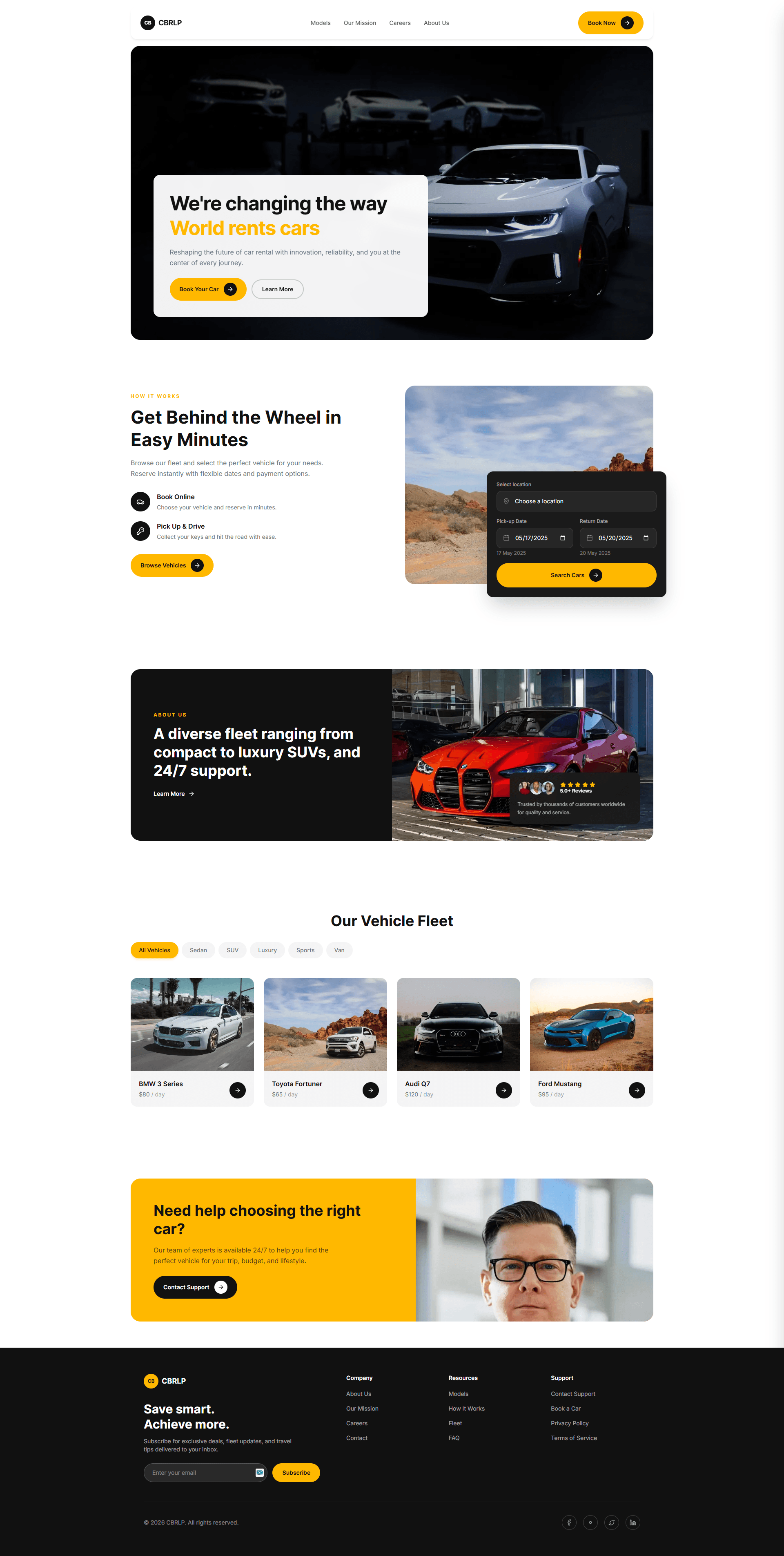 CBRLP website homepage